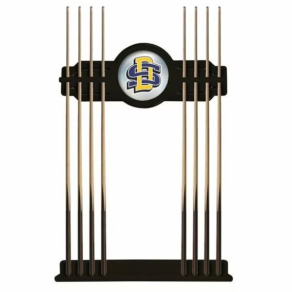 South Dakota State Cue Rack in Black Finish, Holland Bar Stool Co, Mfr#: CueBKSDakSt